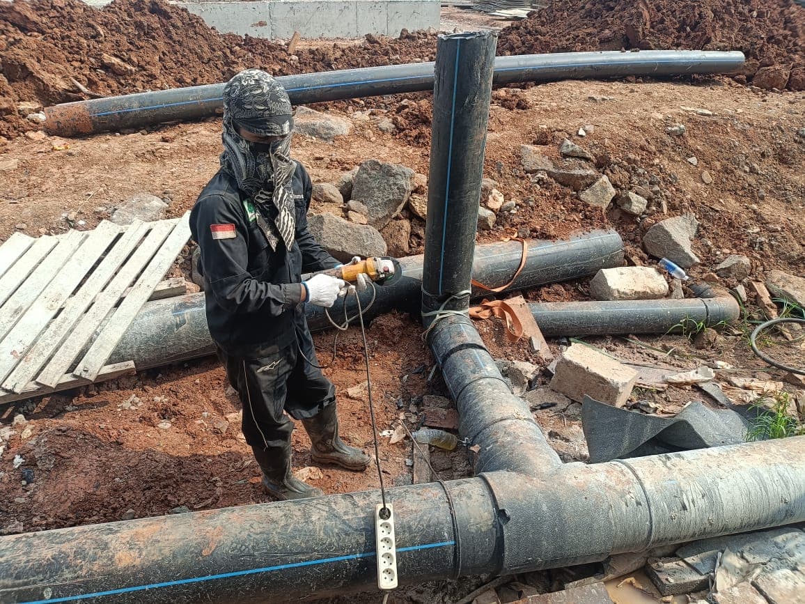 Dokumentasi proyek konstruksi PT. Nyi Bahari Steel 2