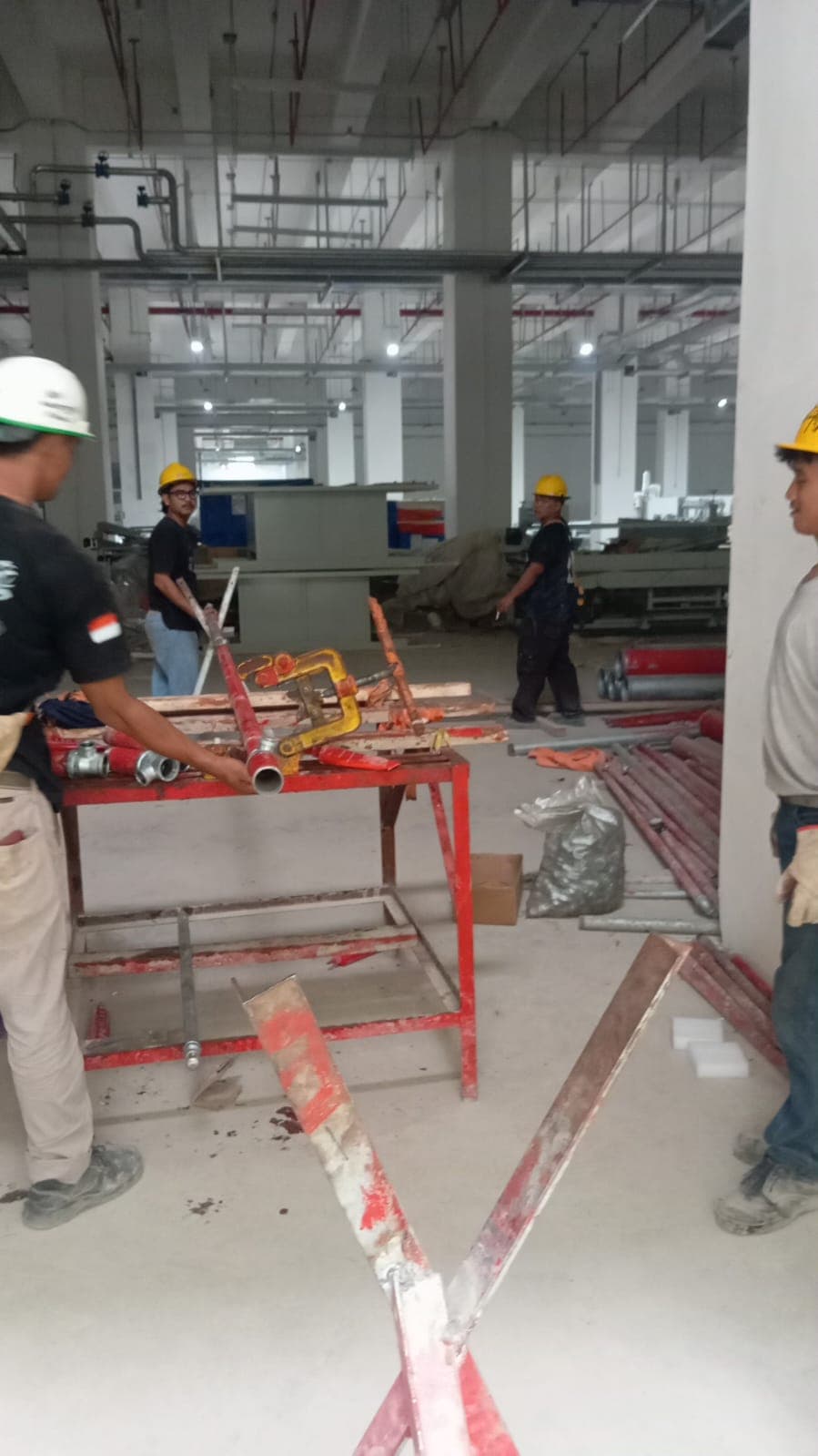 Dokumentasi proyek konstruksi PT. Nyi Bahari Steel 6